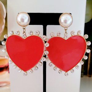 ❤️ Perfect for Valentines Day Heart Earing